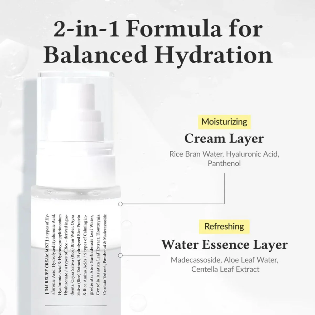 345 Relief Cream Mist 60mL - Image 5
