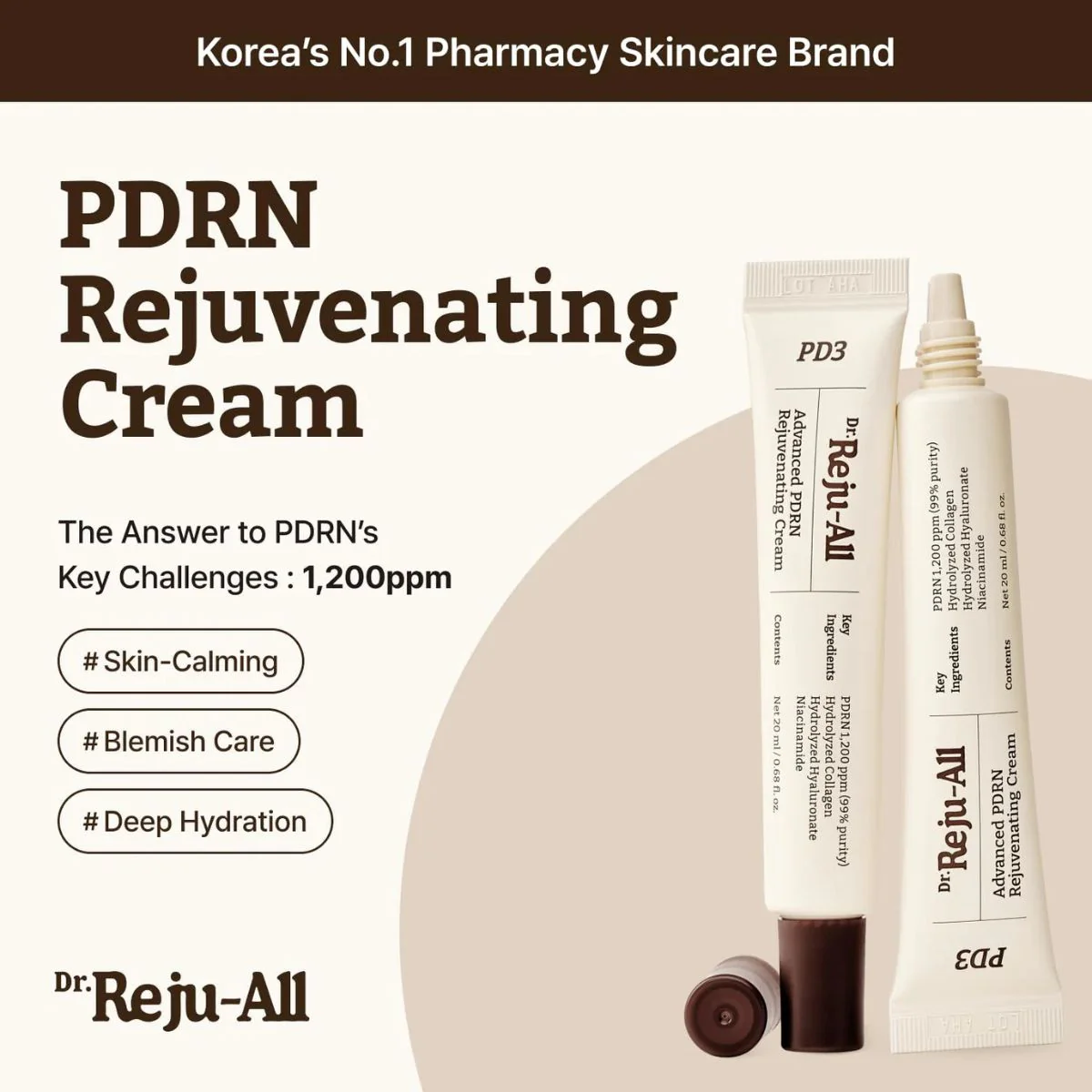 Advanced PDRN Rejuvenating Cream 20g - Image 3