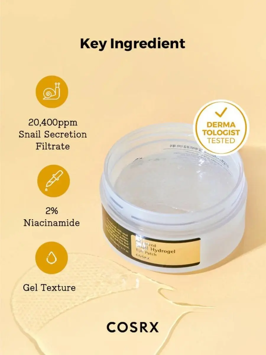 Advanced Snail Hydrogel Eye Patch 60ea - Image 3