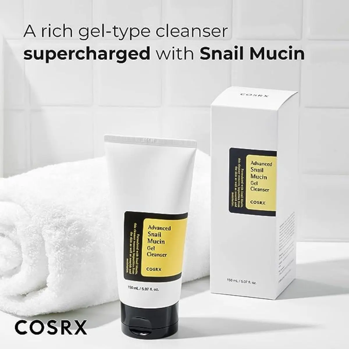 Advanced Snail Mucin Power Gel Cleanser 150mL - Image 2