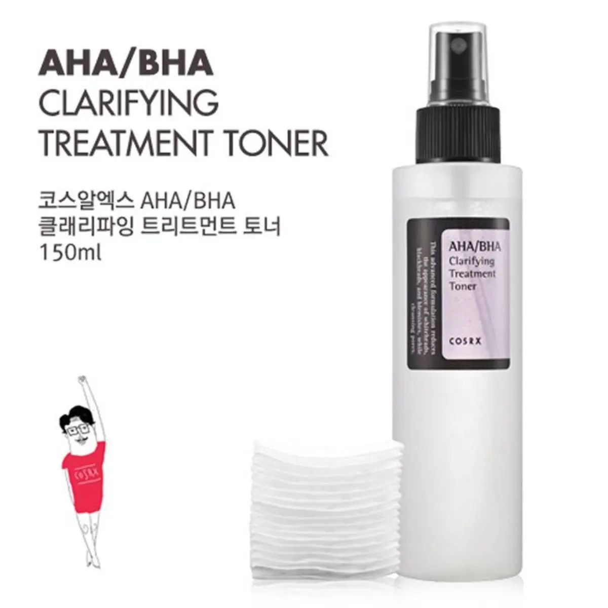 AHA BHA Clarifying Treatment Toner 150mL - Image 3