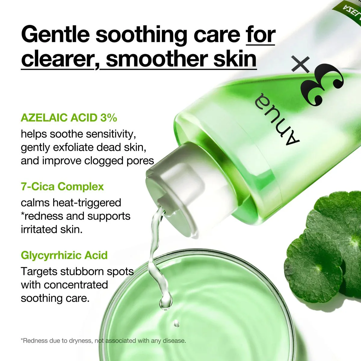Azelaic Acid 3 Cica Skin Clarifying Toner 250mL - Image 3
