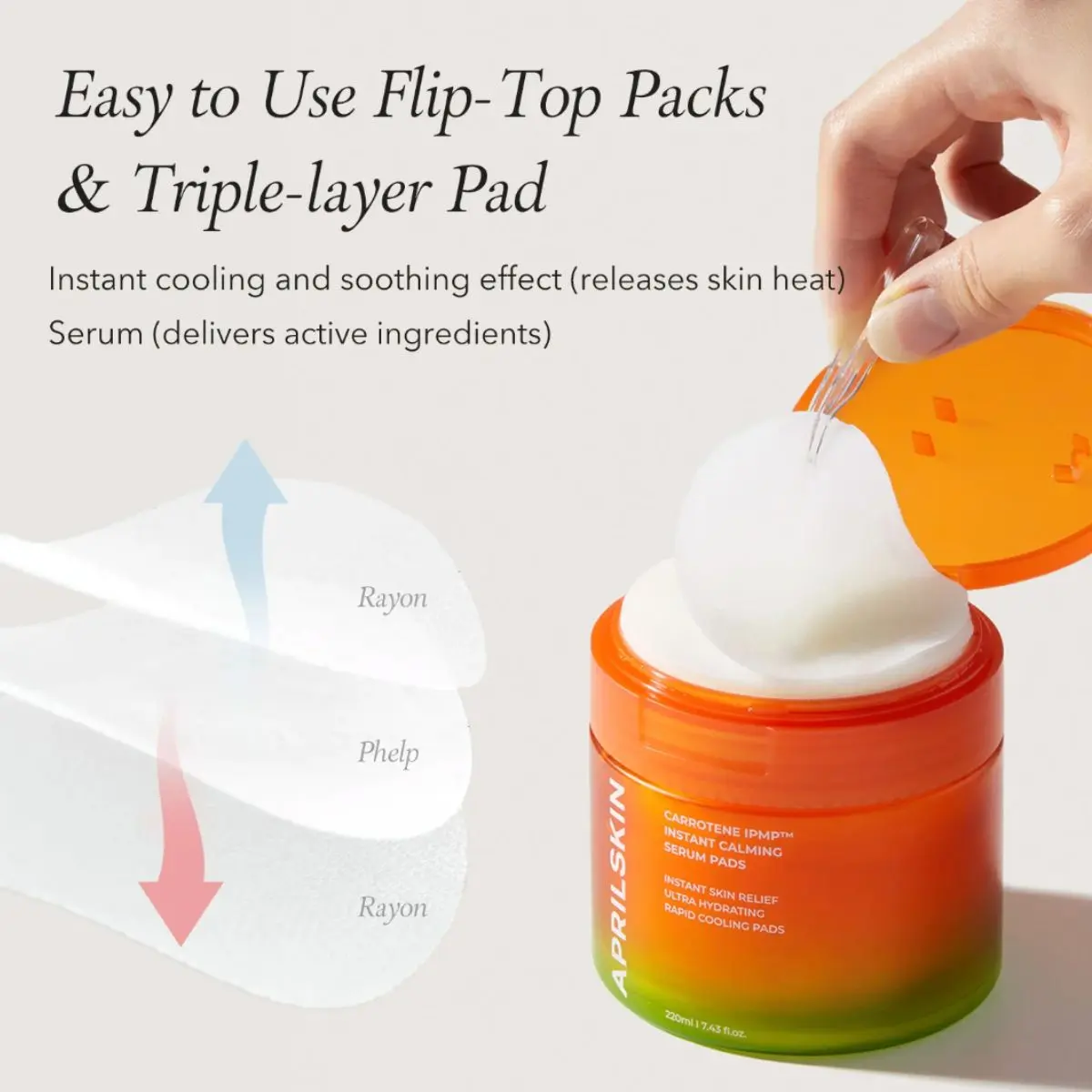 Carrotene IPMP™ Instant Calming Serum Pads (80pcs) - Image 6
