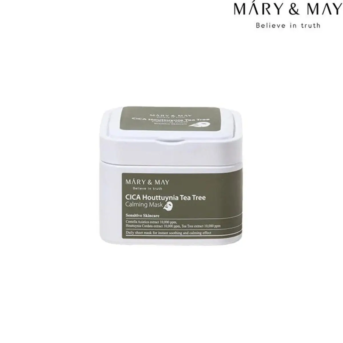 Cica Houttuynia Tea Tree Calming Mask 30pcs