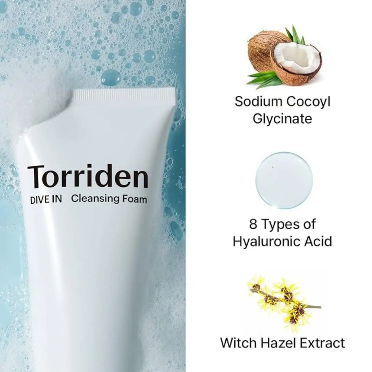 Dive-In Low Molecular Hyaluronic Acid Cleansing Foam - Image 3