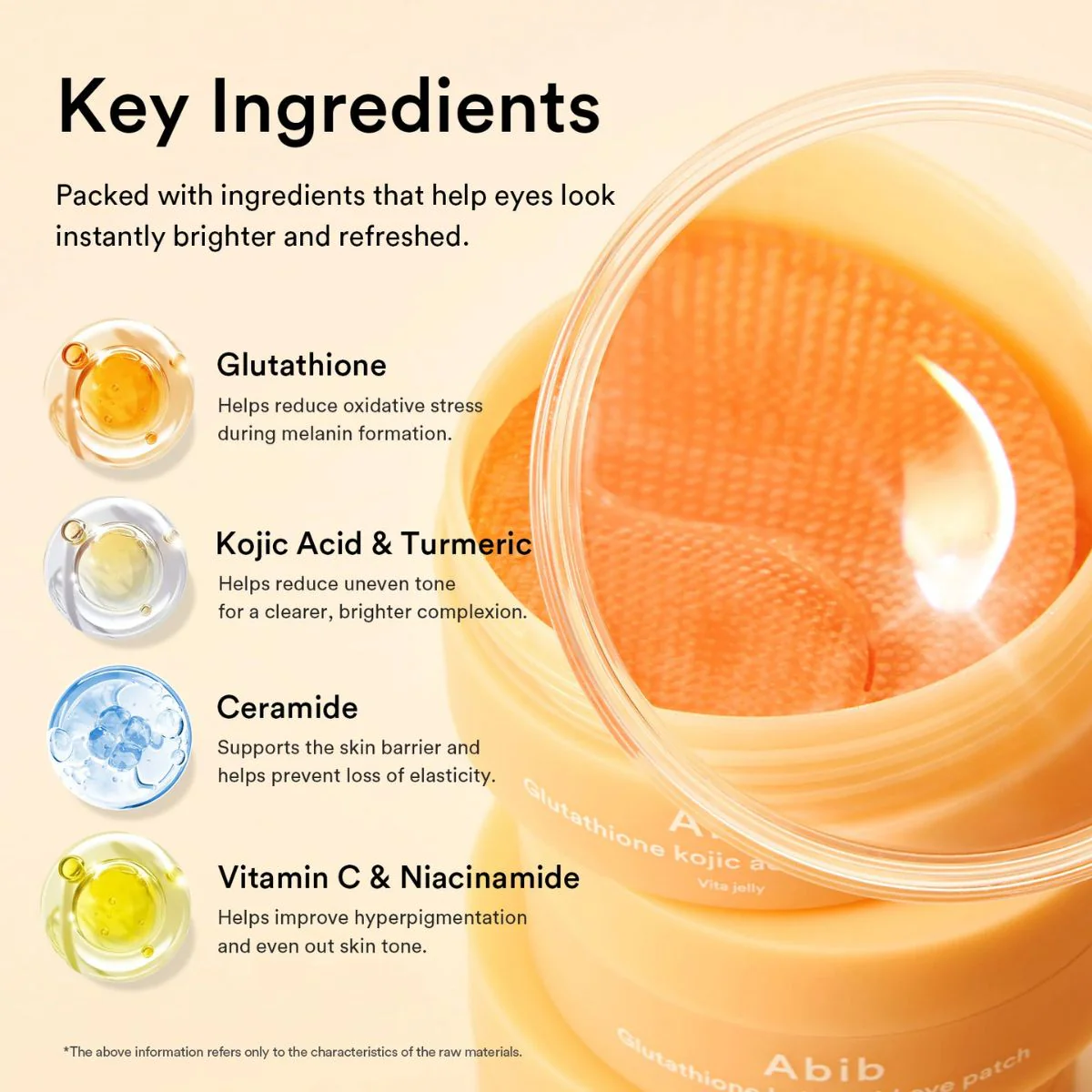Glutathione Kojic Acid Eye Patch Vita Jelly 60pcs - Image 3
