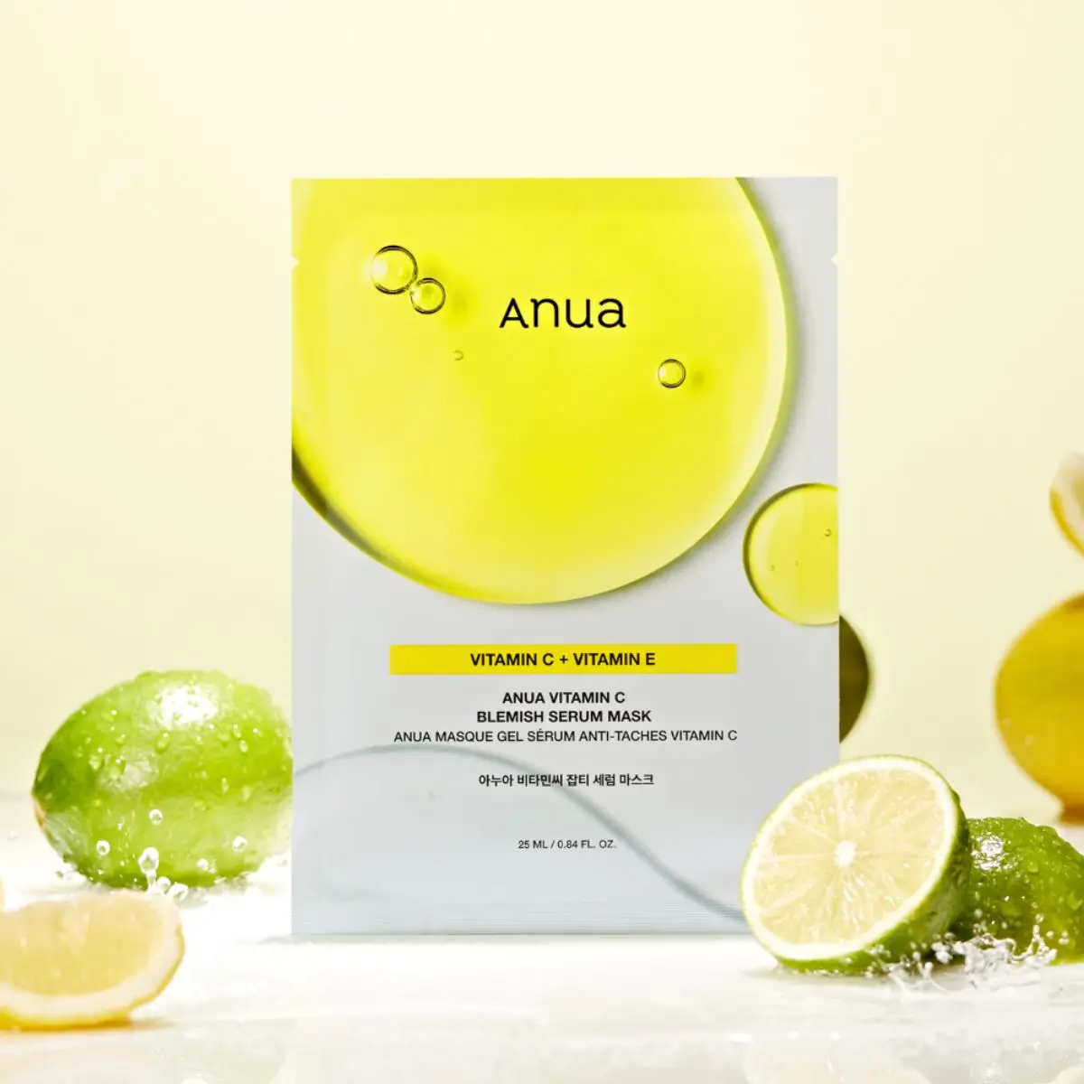 Green Lemon Vita C Blemish Serum Mask 25mL - Image 4
