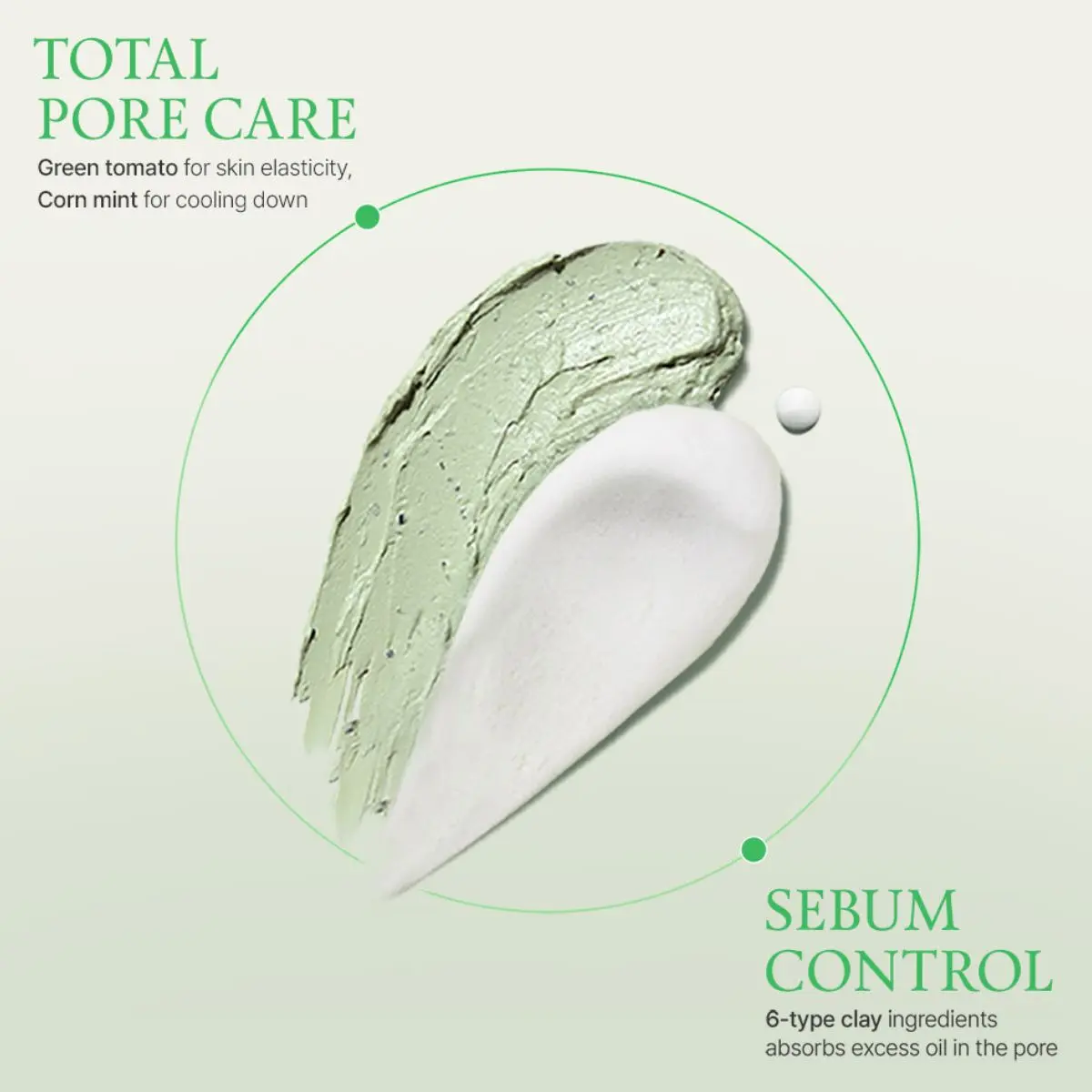Green Tomato Clay Mask Cleanser 120mL - Image 4