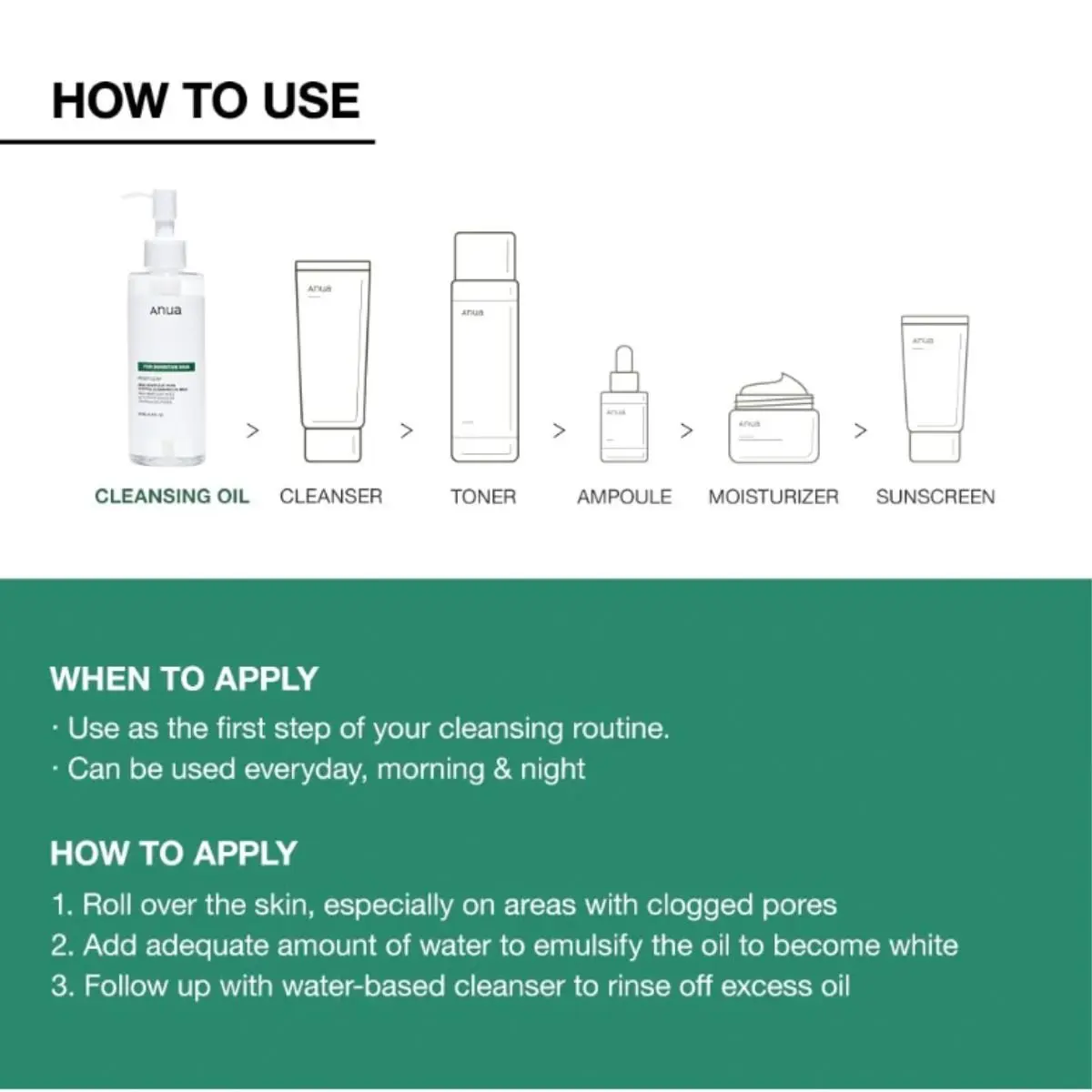Heartleaf Pore Control Cleansing Oil Mild 200mL - Image 4