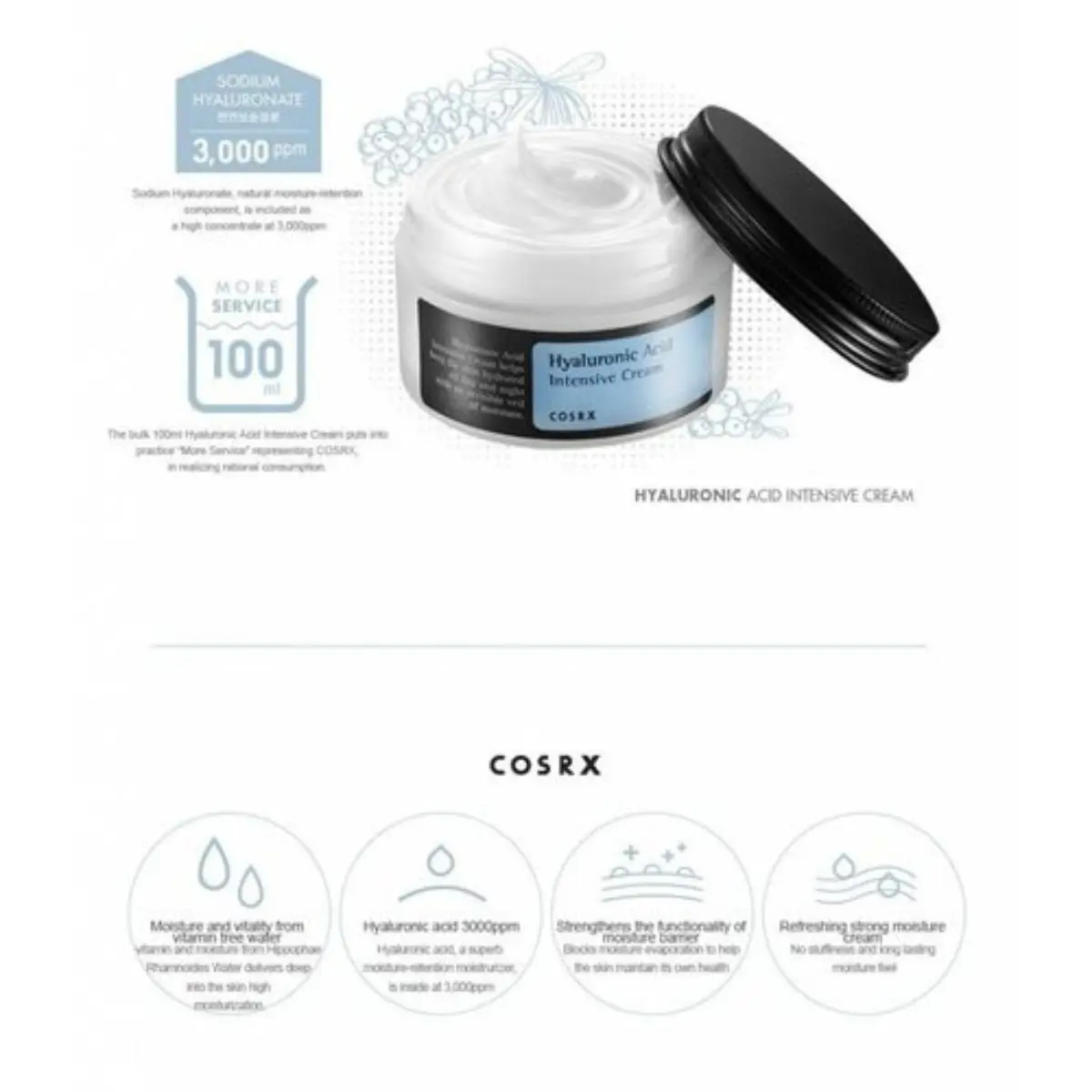 Hyaluronic Hydra Intensive Cream 100mL - Image 4