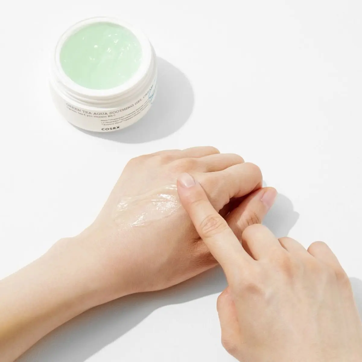 Hydrium Green Tea Aqua Soothing Gel Cream 50mL - Image 4