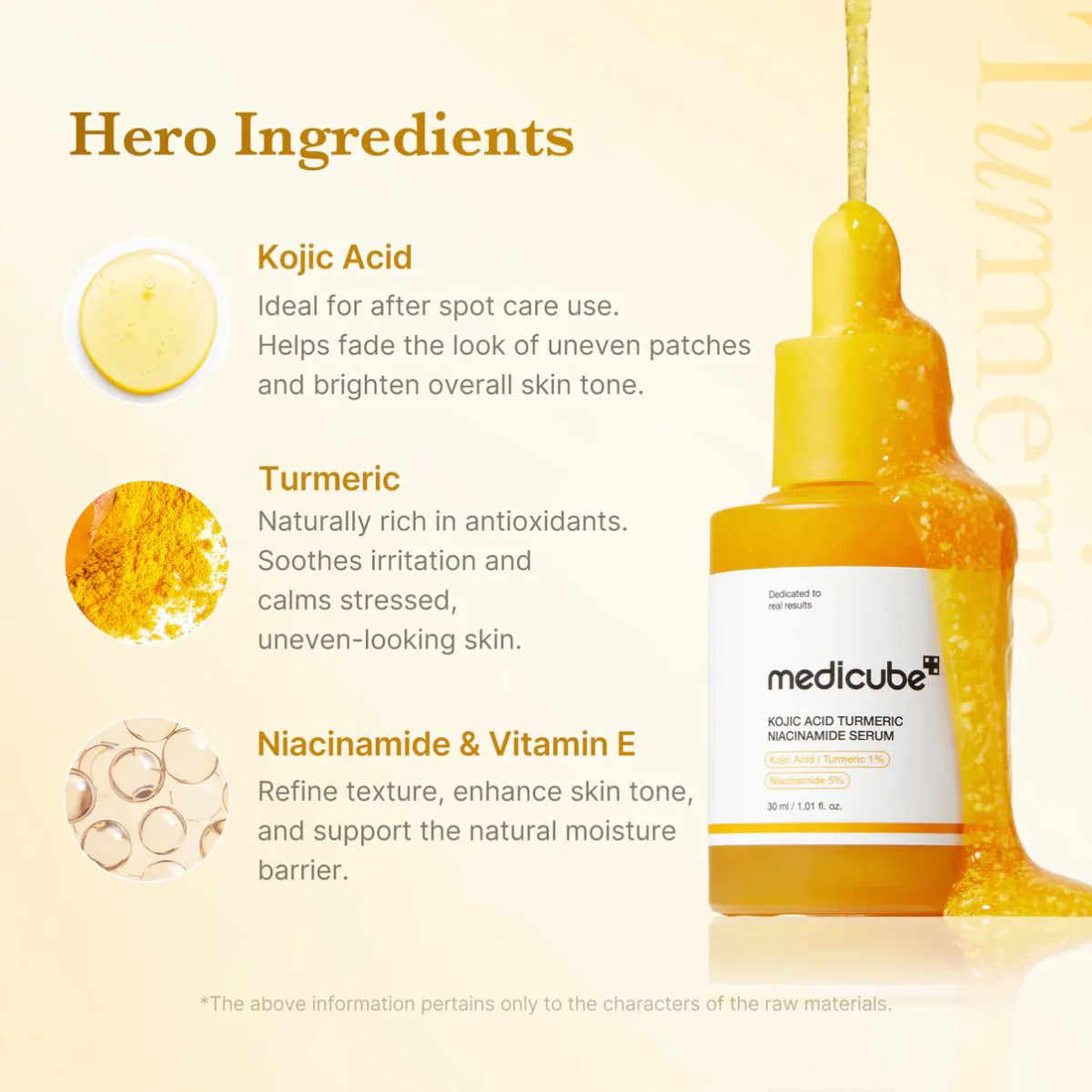 Kojic Acid Turmeric Niacinamide Serum 30mL - Image 3
