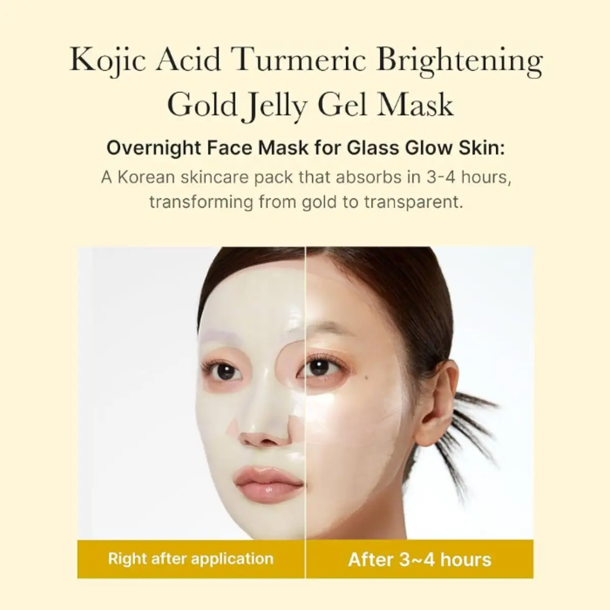Kojic Acid Turmeric Brightening Gel Mask 4ea - Image 3
