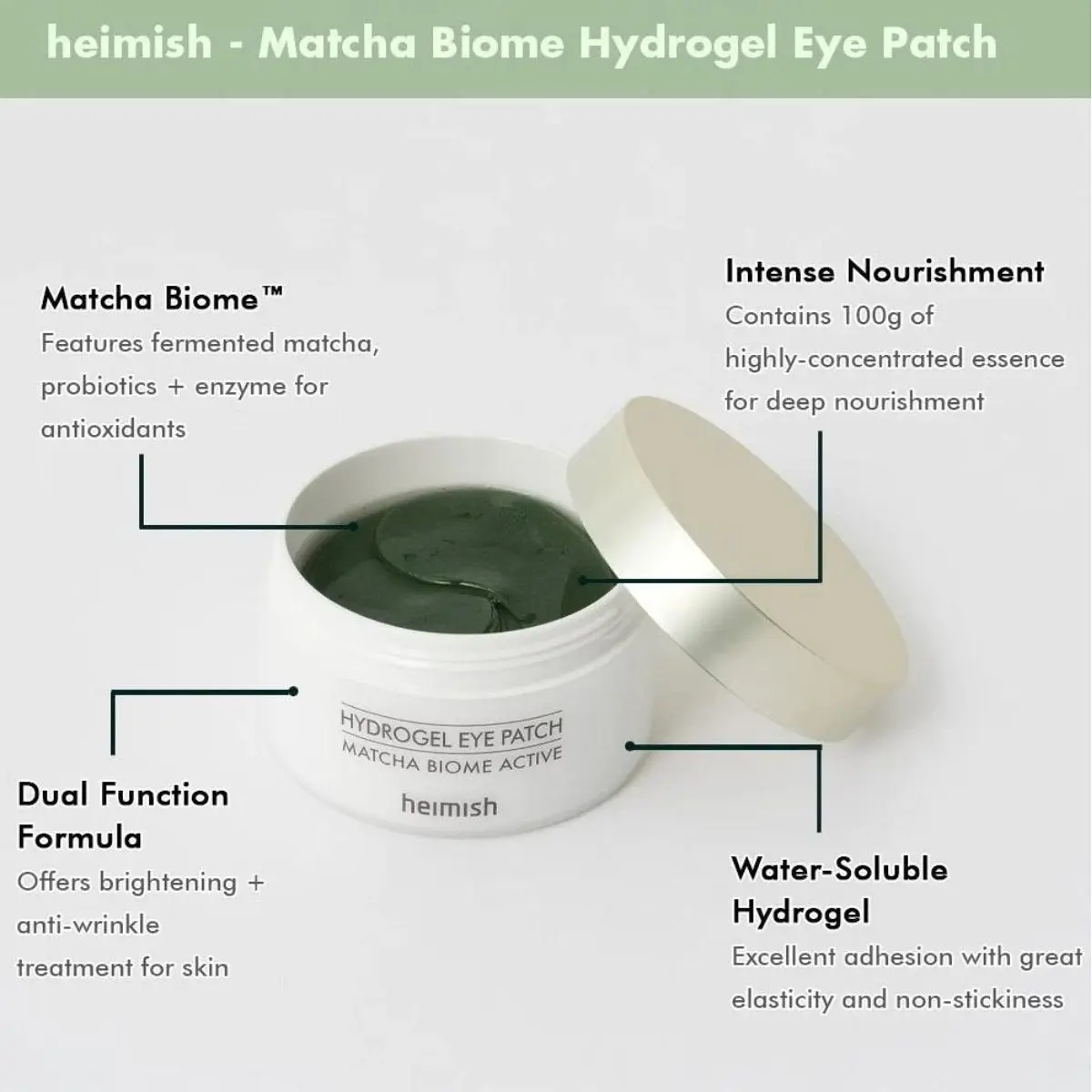 Matcha Biome Hydrogel Eye Patch 60ea - Image 3