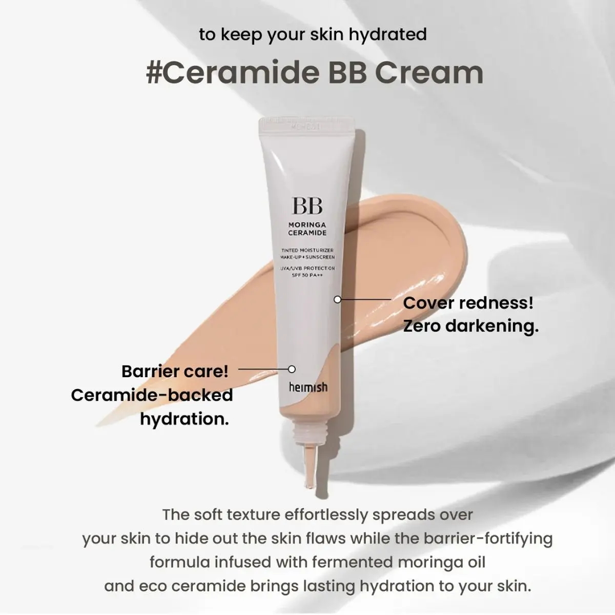 Moringa Ceramide BB Cream SPF 30 PA++ - Image 3