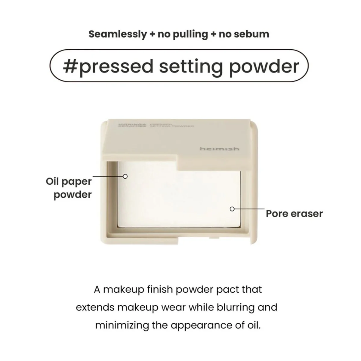Moringa Ceramide Pressed Setting Powder 5g - Image 4
