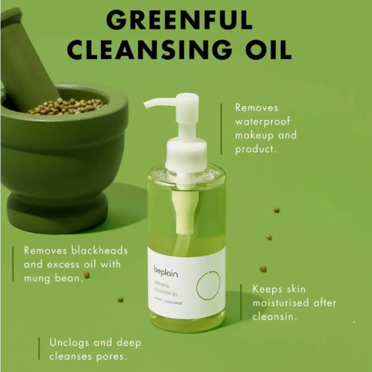 Mung Bean Cleansing Oil 200mL - Image 3