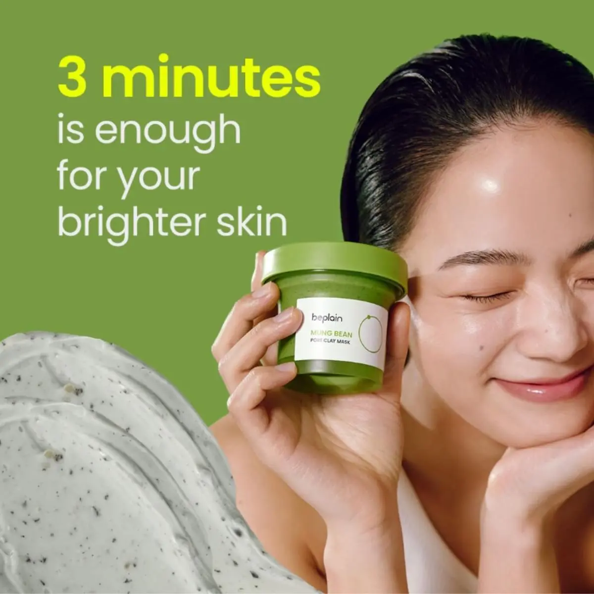 Mung Bean Pore Clay Mask 120mL - Image 4