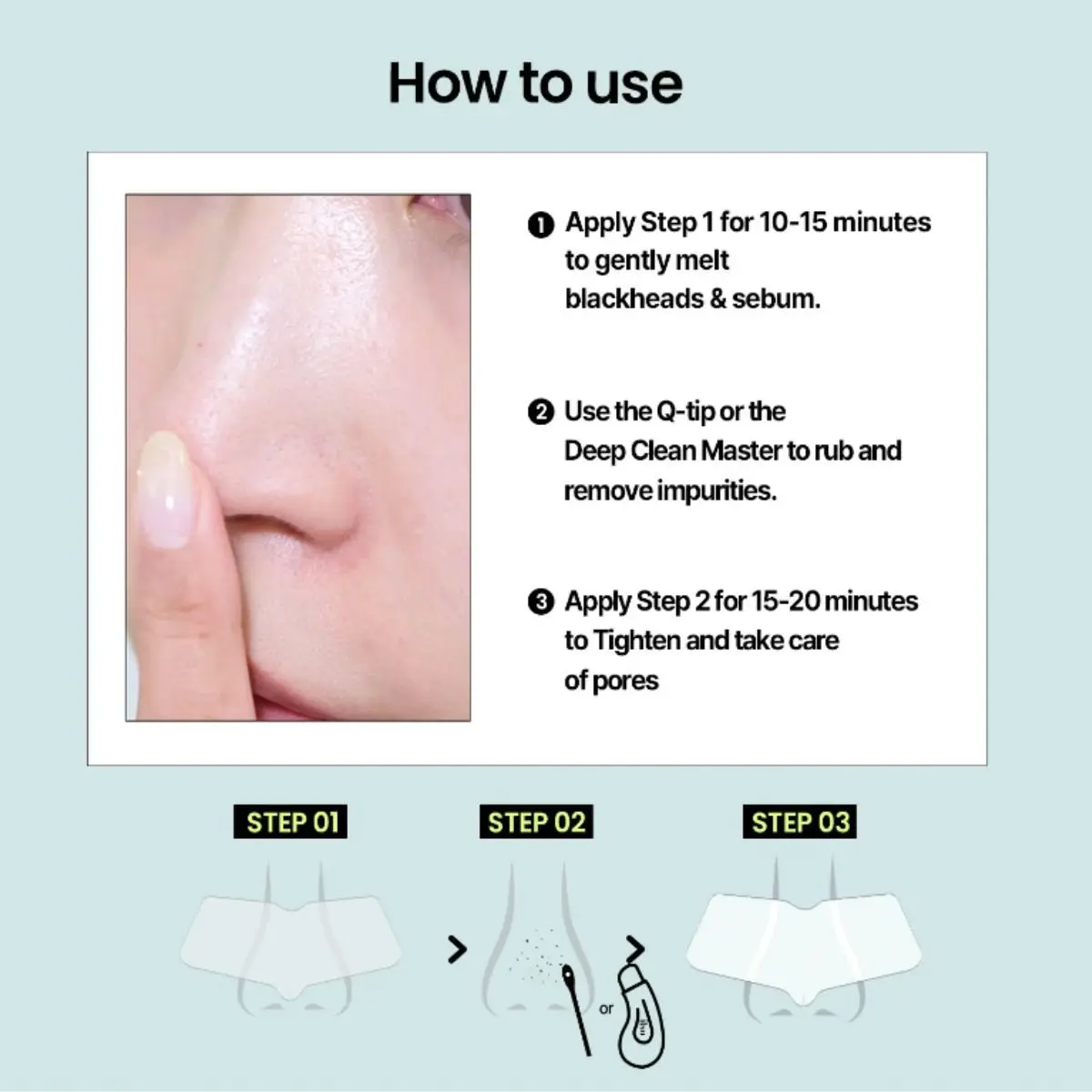 Natural Mild Clear Nose Pack 5ea - Image 5
