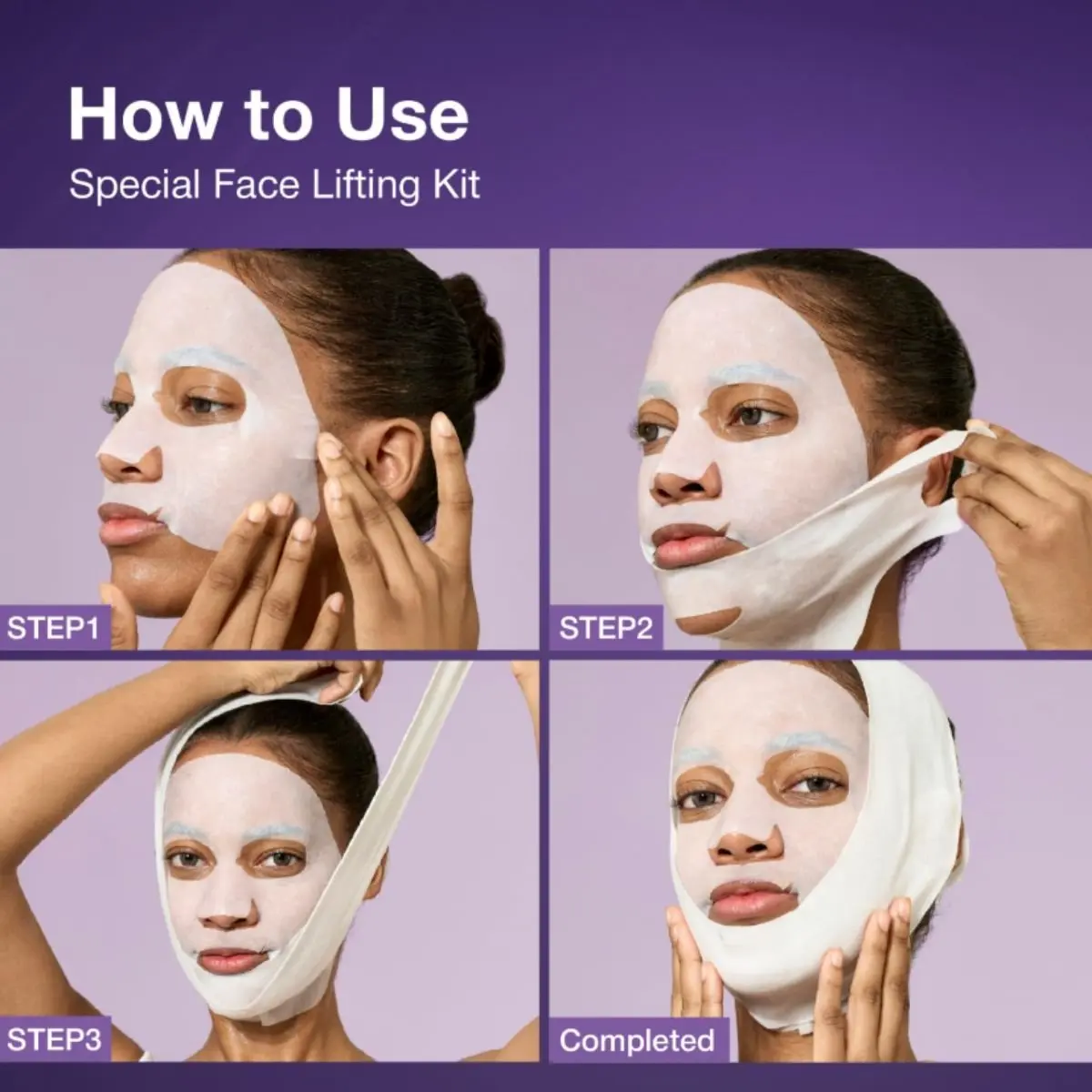 No.9 NAD Bio Lifting Full Cover Facial Mask 4ea - Image 6