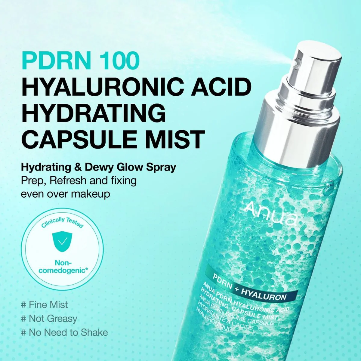PDRN Hyaluronic Acid Hydrating Capsule Mist 100mL - Image 2