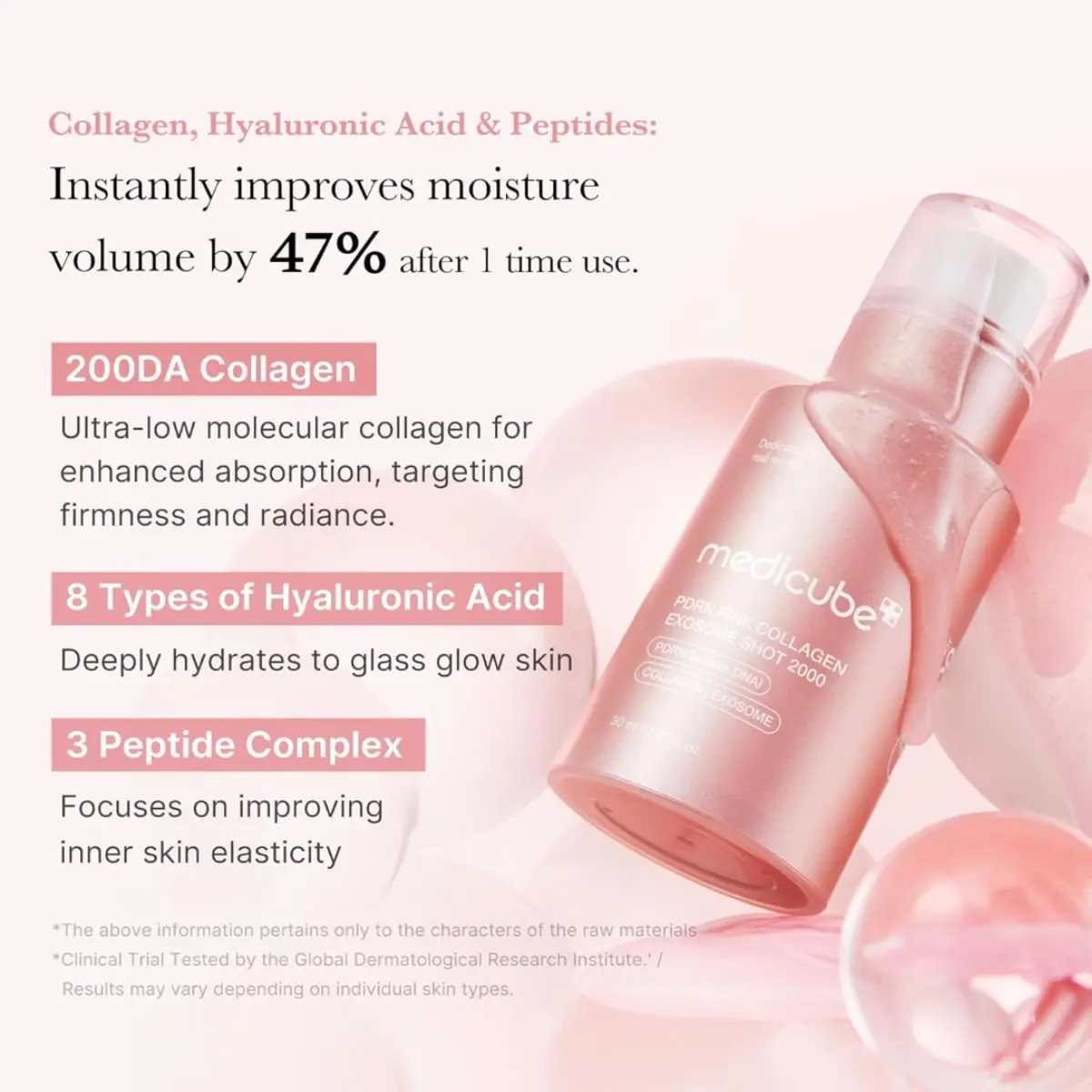 PDRN Pink Exosome Shot Serum 2000 30mL - Image 3