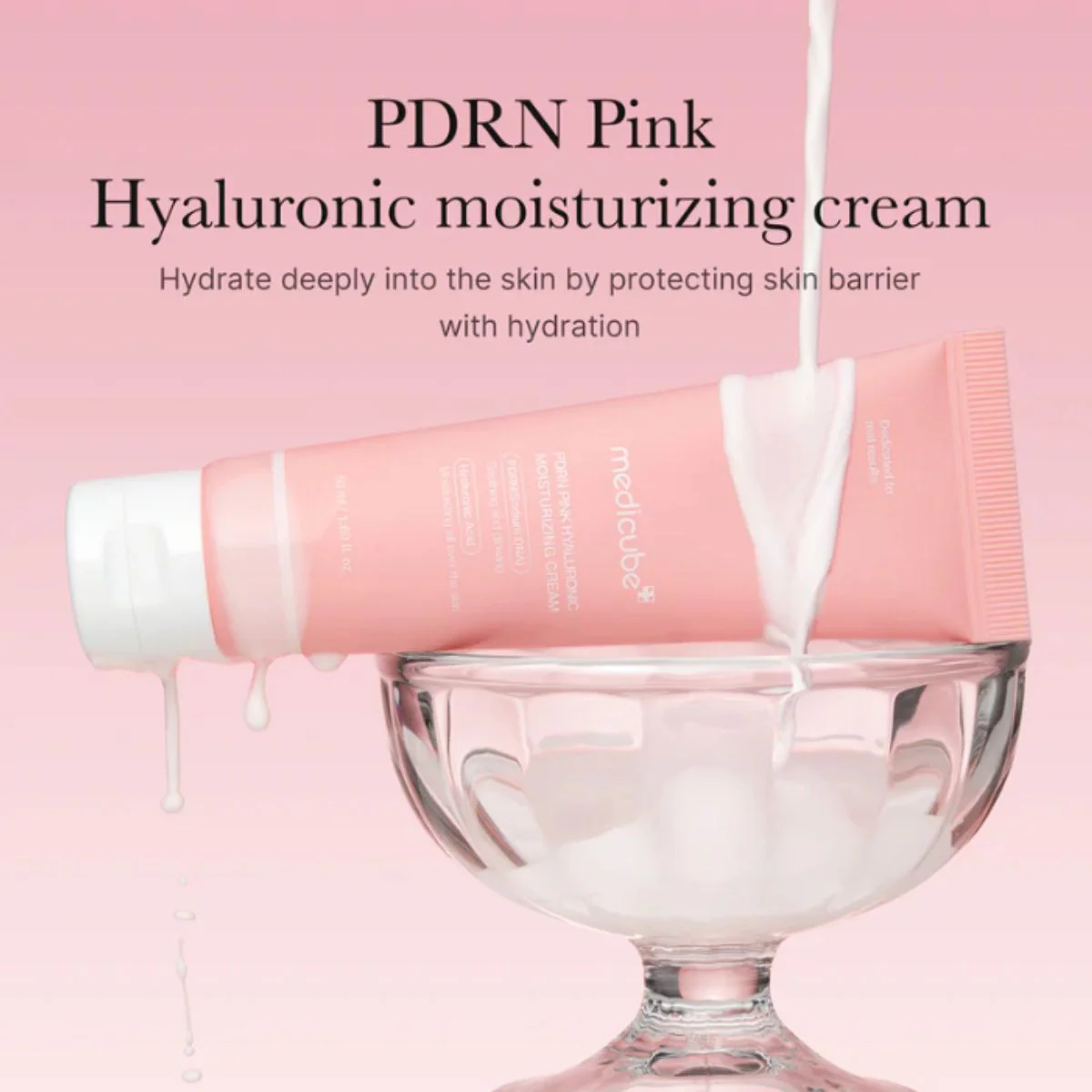 PDRN Pink Hyaluronic Moisturizing Cream 50mL - Image 3