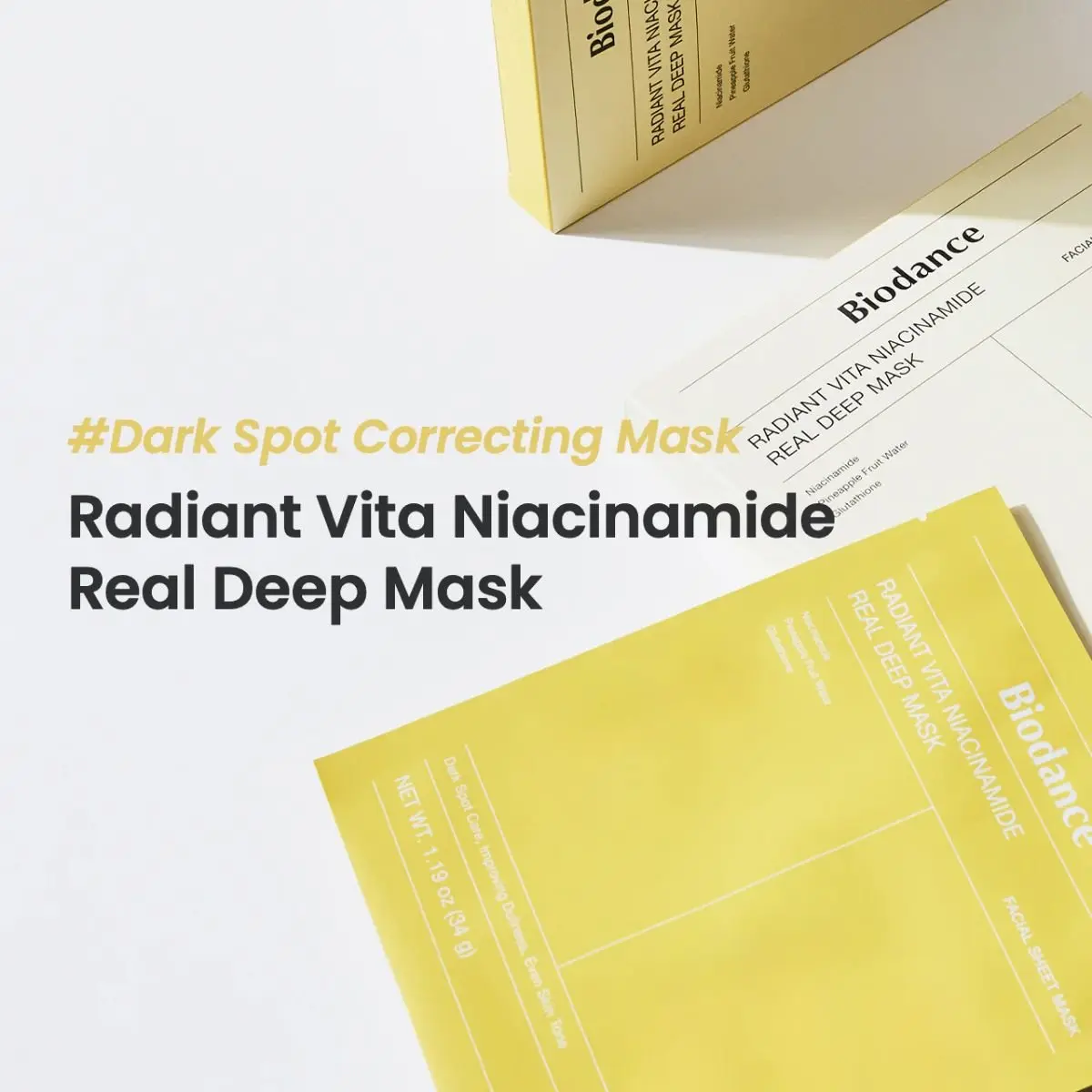 Radiant Vita Niacinamide Real Deep Mask - Image 5