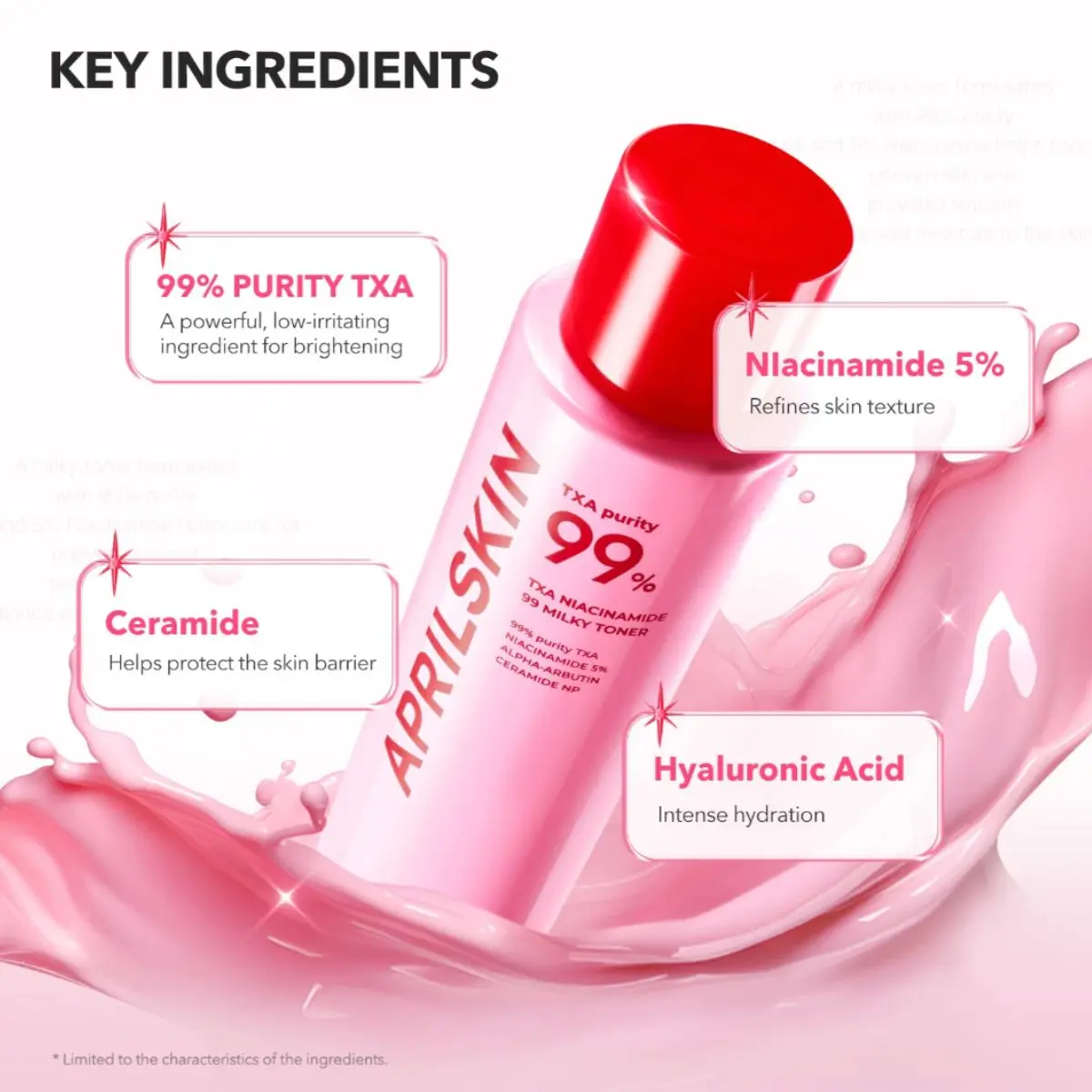 TXA Niacinamide Toning Shot 99 Milky Toner 150mL - Image 3