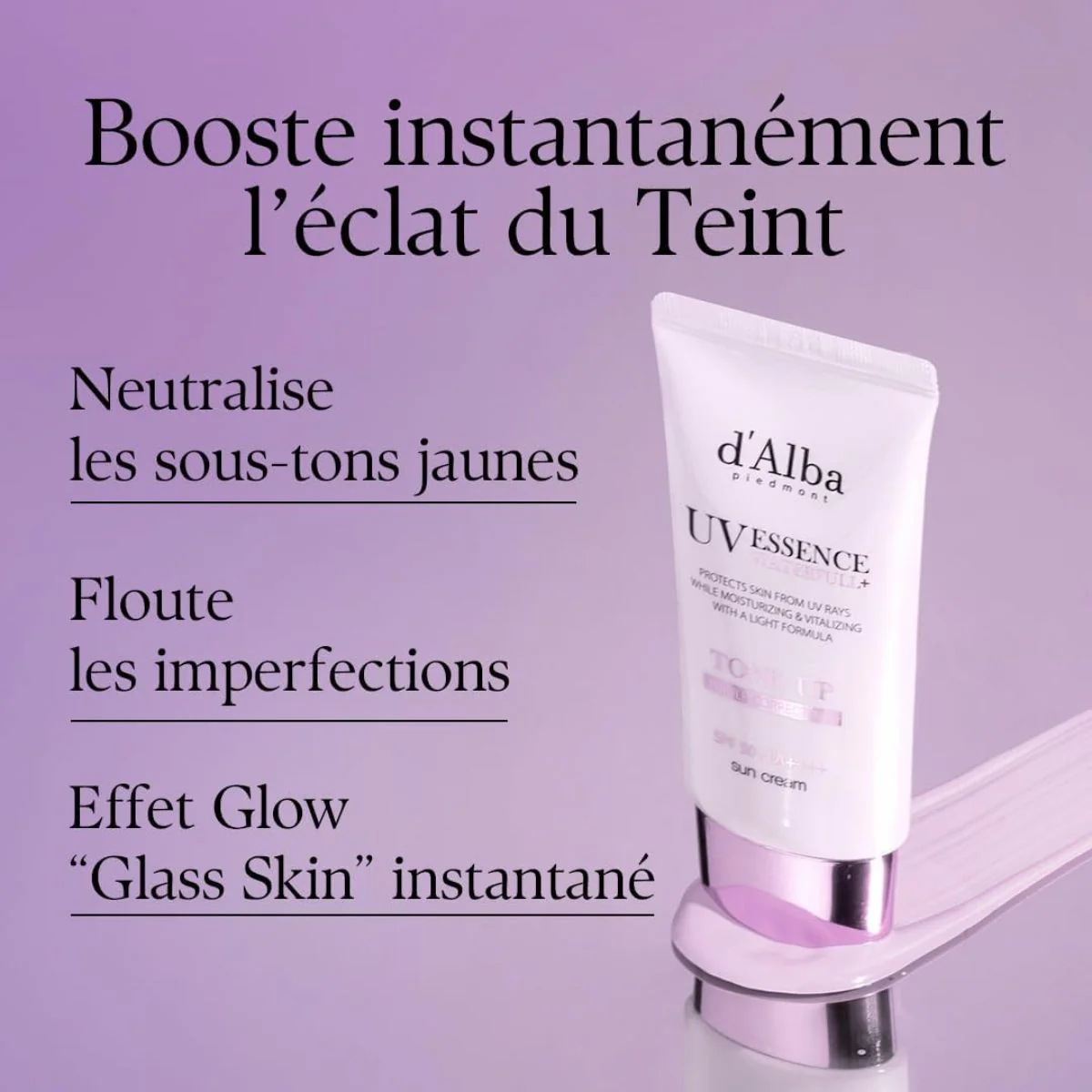Waterfull Tone-Up Purple Correcting Sun Cream 50mL - Image 4